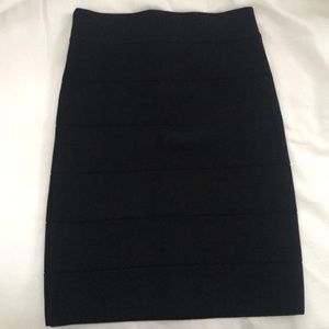 Babe black bandage skirt size M